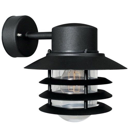 Nástěnná - NOR 74471003 Venkovní nástěnné svítidlo Vejers 1x60W E27 černá čirá - NORDLUX - foto 1