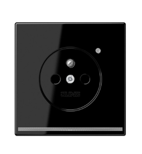 Vypínače a zásuvky - JU LS1520F-OSWLNW Zásuvka 230V s nočním světlem a senzorem jasu LS1520F-OSWLNW - JUNG - foto 1