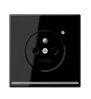 Vypínače a zásuvky - JU LS1520F-OSWLNW Zásuvka 230V s nočním světlem a senzorem jasu LS1520F-OSWLNW - JUNG