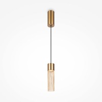 Dekorativní - M MOD190PL-L5G3K Závěsné svítidlo Imaginary 3000K 5W teplá bílá 100lm zlatá kov - MAYTONI