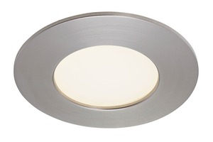 Kruhová - BRI 7282-012 LED vestavné svítidlo, pr. 8,5 cm, 5,5 W, matný nikl - BRILONER