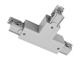 Lišty a příslušenství IVELA - IMPR 710031 Deko-Light kolejnicový systém 3-fázový 230V D Line T-spojka pravé-pravé-levé 230V šedá RAL 7040 166  - LIGHT IMPRESSIONS