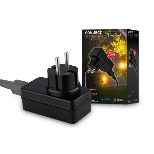 Connect To Shine - BRI 3924015 CONNECT TO SHINE 24W 12V trafo pro prodloužení od 3 sad, IP67 - BRILONER - foto 1