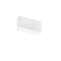 Dekorativní - FAN I-HAPIS-RT4 Stropní svítidlo Hapis obdélníkové, bílé, 4 x GU10 Mini, 21 x 5,5 x 11 cm - FANEUROPE