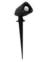 Zápichy - NV 9010003 Venkovní svítidlo s bodcem INSIDE černý hliník a sklo LED 3W 3000K 220-240V 24st. IP65 - NOVA LUCE