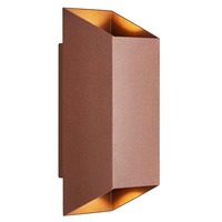 Nástěnná - NOR 2218221009 Nico Square 22 venkovní nástěnné svítidlo rez - NORDLUX
