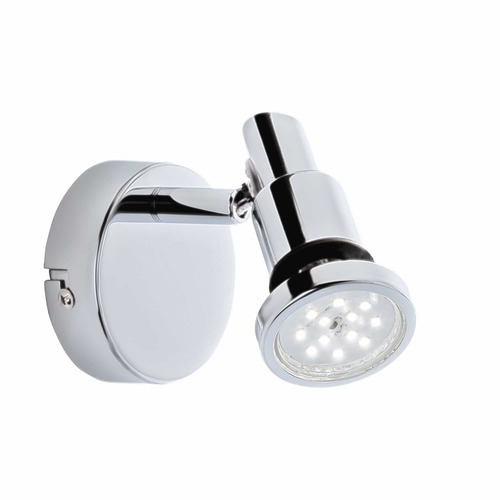 Bodová - BRI 2992-018 LED bodové svítidlo pr. 8 cm 1xGU10 4,8W 400lm chrom - BRILONER - foto 1