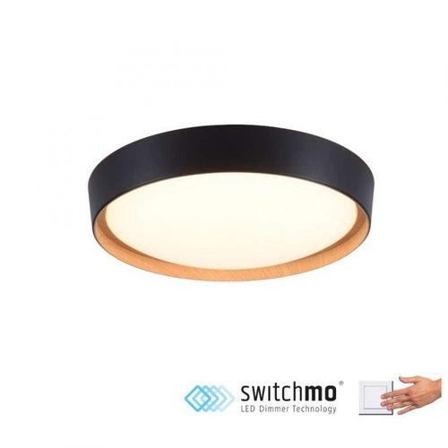 Kruhová - LD 14347-18 EMILIA Svítidlo přisazené 28,8W 3000K 4000lm černé - LEUCHTEN DIREKT / JUST LIGHT - foto 1