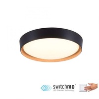 Kruhová - LD 14347-18 EMILIA Svítidlo přisazené 28,8W 3000K 4000lm černé - LEUCHTEN DIREKT / JUST LIGHT