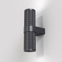 Nepřímé osvětlení - M C069WL-02B Nástěnné svítidlo Focus Design 2x7W GU10 černý hliník designové - MAYTONI