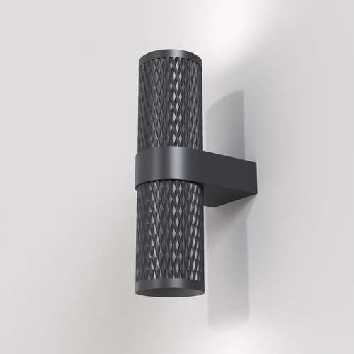 Nepřímé osvětlení - M C069WL-02B Nástěnné svítidlo Focus Design 2x7W GU10 černý hliník designové - MAYTONI - foto 1