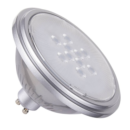 GU10/GZ10 - LA 1005296 QPAR111 GU10 LED světelný zdroj stříbrný 7 W 4000 K CRI 90 40° - BIG WHITE (SLV) - foto 1