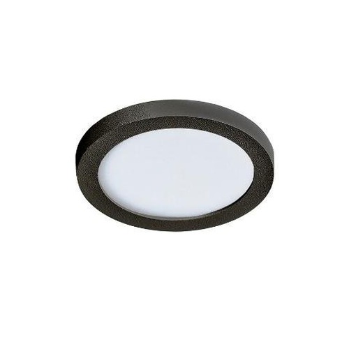 Koupelnová - AZZ AZ2834 LED Stropní zápustné bodové svítidlo Azzardo Slim 9 Round 3000K IP44 black AZ2834 6W 500lm 3000K IP44 9cm kulaté černé - AZZARDO - foto 1