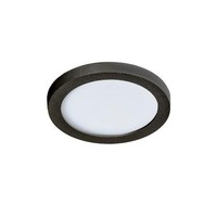 Koupelnová - AZZ AZ2834 LED Stropní zápustné bodové svítidlo Azzardo Slim 9 Round 3000K IP44 black AZ2834 6W 500lm 3000K IP44 9cm kulaté černé - AZZARDO