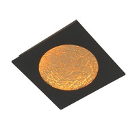 Dekorativní - GT 4044-204S Nástěnné svítidlo Toulon 12W 1200lm 3000K černá / zlatá - GeeTi