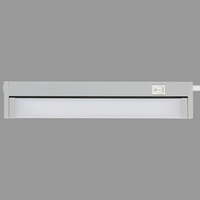 Přisazená - TF 204204TF TELEFUNKEN LED skříňkové svítidlo 31 cm 5,5W 600lm šedá - BRILONER