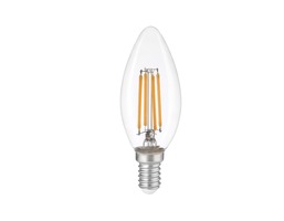 E14 - FAN LUXA-E14C-HL-2M Žárovka LED LUXA, E14 3W 485lm 4000K 300° 36x98 mm 30000 h CRI 80 - FANEUROPE