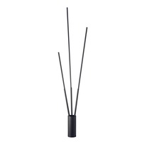Stojací lampy - FAN LED-WANDS-PT3-NER Stojací lampa LED WANDS černá 30 W 3456 lm CCT 10x164 cm - FANEUROPE
