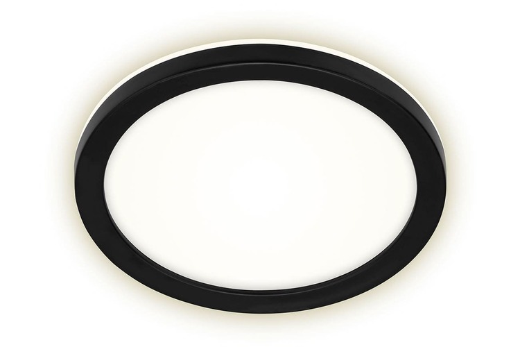 Nástěnná - BRILO 3008-015 LED venkovní svítidlo pr. 21 cm 8W 1200lm černá - BRILO - foto 1