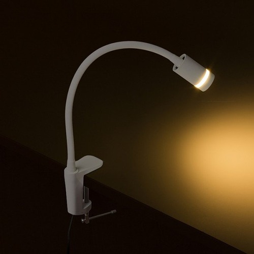Stolní lampy s klipem - RED R12946 //  FLASH D s úchytem na desku bílá 230V LED 3W 60° 3000K - RED - DESIGN RENDL - foto 1