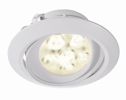 Kruhová - IMPR 850104 VÝPRODEJ - Zápustné svítidlo Tura litina bílá AR111 vložka - LIGHT IMPRESSIONS