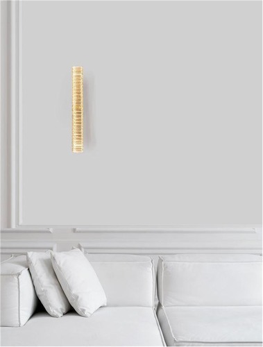 Podélná - NV 9333074 Nástěnné svítidlo AURELIA zlatý kov a křišťál LED 19W 230V 3500K IP20 třída I - NOVA LUCE - foto 1