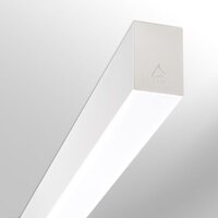 Podélná - BPM 10160.SR.W.OP Svítidlo přisazené ALBA 43x1000mm bílé (bez výzbroje, pouze profil) - BPM