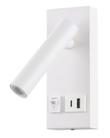 LED svítidla pro skříně a nábytek - LED světlo kabinetu 2W IP20 s ON / OFF - Switch + USB White 4200K