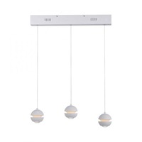 Vícečetná - LD 14991-16 Kolekce Schöner Wohnen LED závěsné svítidlo LINI, bílá, 3-ramenné, Comfort Lift, krokově stmívatelné, 3000K - JUST LIGHT