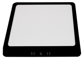 LED panely - 6W LED Surface Panel Square 3CCT Černá