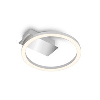 Kruhová - BRILO 3778014 LED stropní svítidlo, 21 cm, 5W, 500lm, matný chrom - BRILO