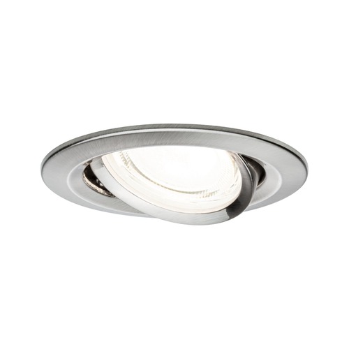 Kruhová - P 92454 LED vestavné svítidlo Nova Coin samostatné svítidlo kruhové 84mm 50° 2,8W 230V 4000K kov kartáčovaný - PAULMANN - foto 1