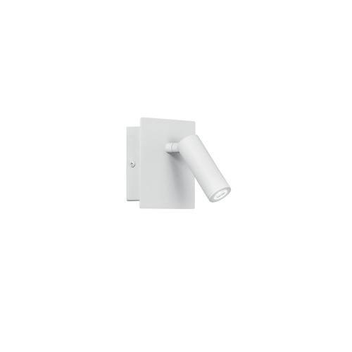 Bodová - FAN LED-DICKENS-AP-BCO Nástěnné LED svítidlo DICKENS nastavitelné bílá, 2,2 W, 220 lm, 3000 K, 11 x 9 x 3 cm - FANEUROPE - foto 1