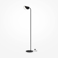 Stojací lampy - M MOD126FL-01B Stojací lampa Mollis 28W černá kov/akrylát moderní - MAYTONI