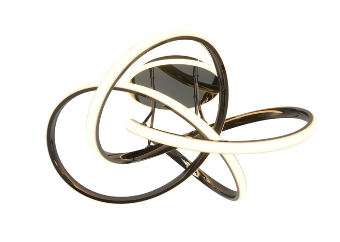 Dekorativní - GT 9064-105 Stropní svítidlo Bandol 60W 6000lm 3000K černý chrom - GeeTi - foto 1