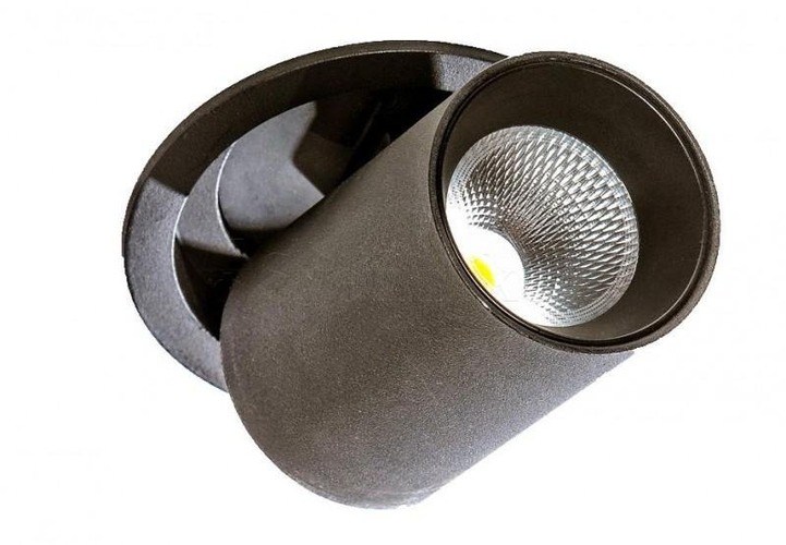 Kruhová - AZZ AZ2829 LED Stropní zápustné bodové svítidlo Azzardo Luna 15W Dimm black AZ2829 15W 1270lm 3000K IP20 stmívatelné černé - AZZARDO - foto 1