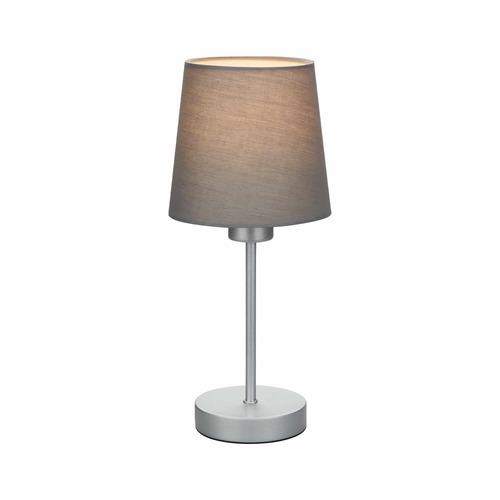 Stolní lampy dekorační - BRILO 7024-014 Stolní lampa, 31,4 cm, max. 25 W, šedá-stříbrná - BRILO - foto 1