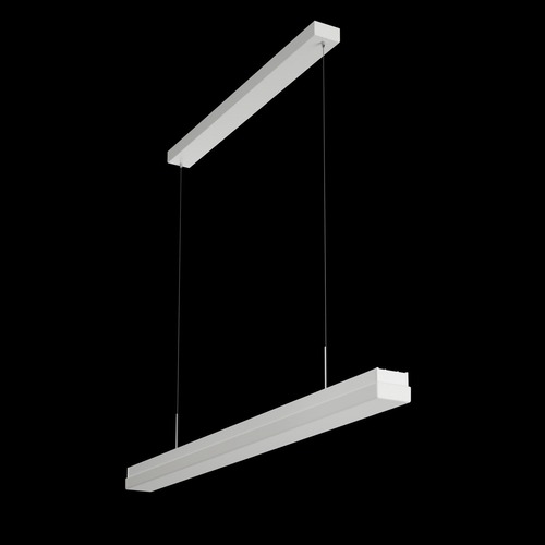 Podélná - OS MAT60556 MATAR LE2 závěsné plastové svítidlo bílá IP40 4000 K 14W LED - OSMONT - foto 1