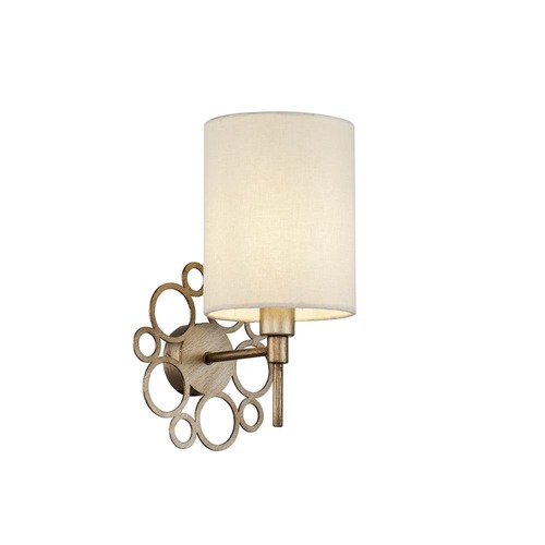 Dekorativní - M H007WL-01G Nástěnné svítidlo Anna E14 40W krémová látka kov zlatá dekorativní design  - MAYTONI - foto 1