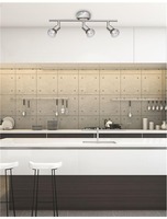 Bodová - NV 660003 Bodové svítidlo BASE nikl satén kov GU10 3x5W IP20 bez žárovky - NOVA LUCE