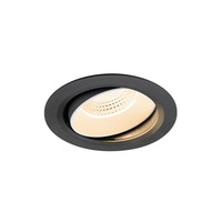Kruhová - LA 1009979 NUMINOS® MOVE XL Stropní vestavné svítidlo, 2700 K, 55°, IP20, kulaté, černé / bílé - BIG WHITE (SLV)