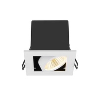 Hranatá - LA 1007552 KADUX stropní zápustné svítidlo, 3000 K, 38°, IP 20, čtvercové, bílá - BIG WHITE (SLV)