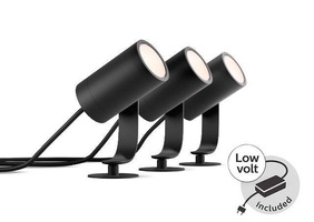 SmartHome Paul Neuhaus - PH 17414/30/P7 Hue LED White and Color Ambiance Venkovní spotové zemní/ nástěnné svítidlo Philips Lily 17414/30/P7 set 3ks 2000K-6500K RGB - PHILIPS HUE (915005629701)