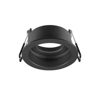 Kruhová - LA 1007451 NEW TRIA® 68 kroužek pro vestavbu do stropu, prohloubený, D: 8,2 H: 4,4 cm, IP 20, černá - BIG WHITE (SLV)