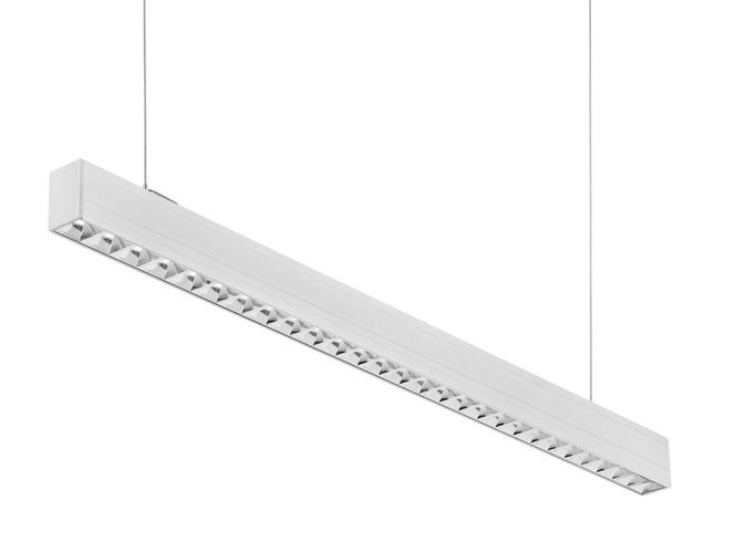 Technická - CEN LNK16-321240 LED liniové svítidlo LINKY závěsné Parabolický reflektor 32W, 3200lm,4000K,Ra80, UGR16, 90d, IP20 ,1131x50x75mm, včetně 2ks závěsů 1,5m - CENTURY - foto 1