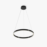 Kruhová - M MOD058PL-L32BK Závěsné svítidlo Rim 36W MOD058PL-L32BK - MAYTONI