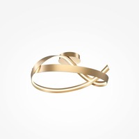 Dekorativní - M MOD283CL-L34BS3K Stropní svítidlo Plons 3000K 34W teplá bílá mosaz hliník - MAYTONI