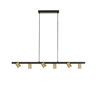 Dekorativní - FAN I-NIZZA-S6 Závěsné svítidlo NIZZA, černá, 110 x 150 cm - FANEUROPE