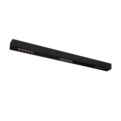 Podélná - LA 1000686 Q-LINE CL, LED stropní nástavbové svítidlo, 1m, BAP, černá, 3000K - BIG WHITE (SLV) - foto 1