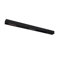 Podélná - LA 1000686 Q-LINE CL, LED stropní nástavbové svítidlo, 1m, BAP, černá, 3000K - BIG WHITE (SLV)